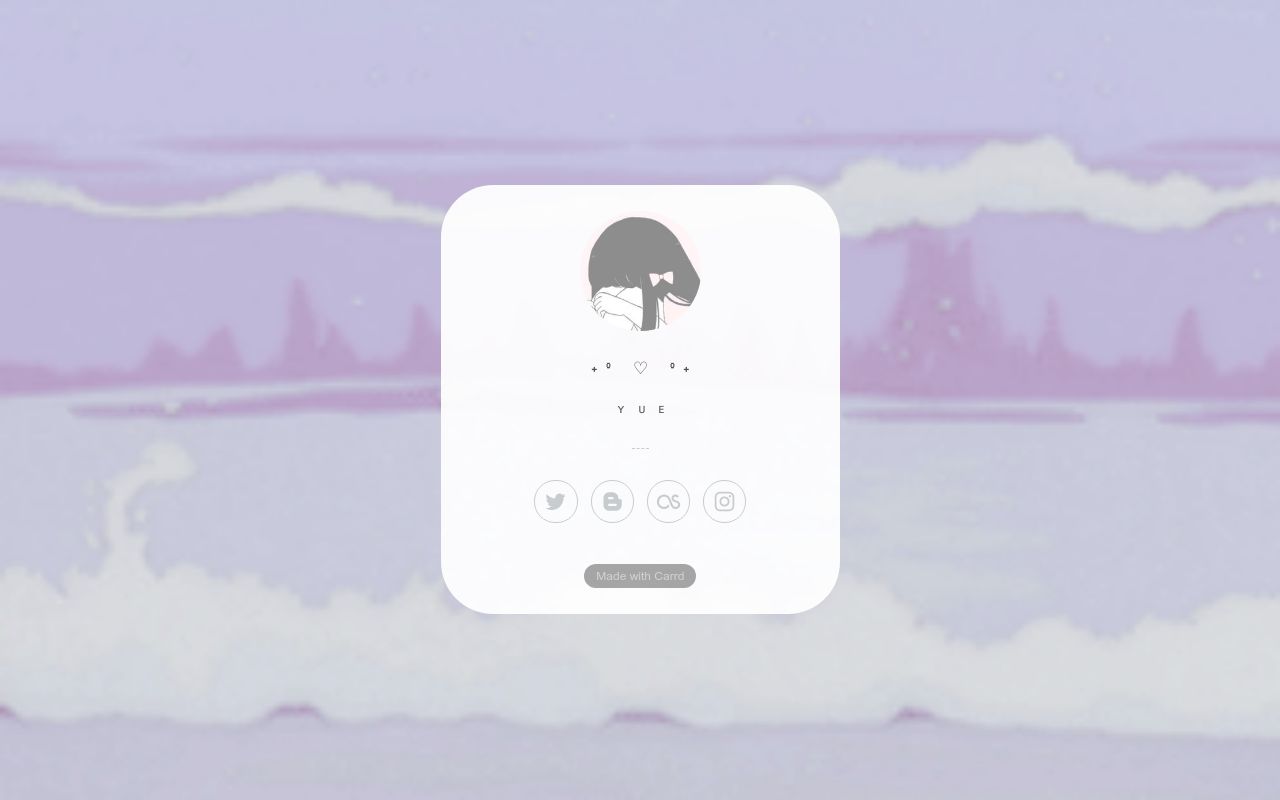 Carrd profile picture for @suave